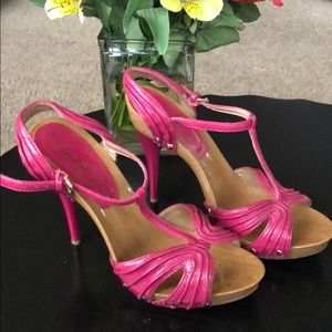 Pink heels
